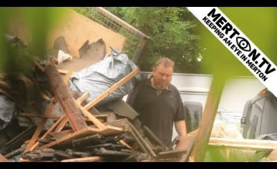 Travellers Flytip in Raynes Park addressed by MP Stephen Hammond, Cllr Stephen Crowe & Cllr Adam Bush 2 June 2018