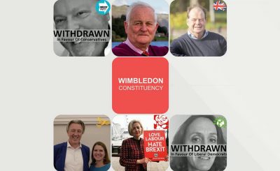 Candidates for Wimbledon Constituency General Election 2019