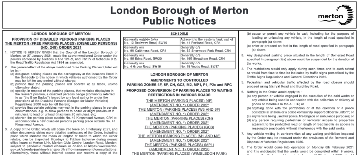 Online Public Notices Portal