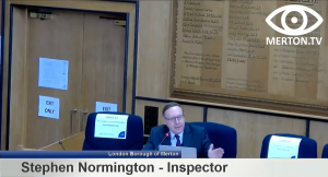 Stephen Normington - Planning Inspector - South London Waste Plan Examination in Public Hearing